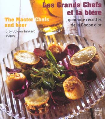 Couverture du livre « Grands chefs et la biere (les) » de Delos/Marchand aux éditions Somogy