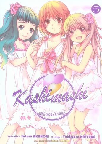 Couverture du livre « Kashimashi girl meets girl Tome 5 » de Satoru Akahori et Yukimaru Katsura aux éditions Ki-oon