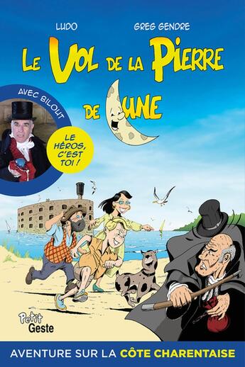 Couverture du livre « Vol de la pierre de lune » de Ludovic Nadeau et Gregory Gendre aux éditions Geste