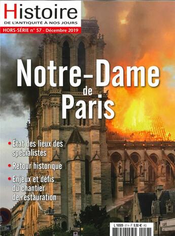 Couverture du livre « Histoire de l'antiquite a nos jours hs n 57 notre dame de paris - decembre 2019 » de  aux éditions Histoire Antique Et Medievale