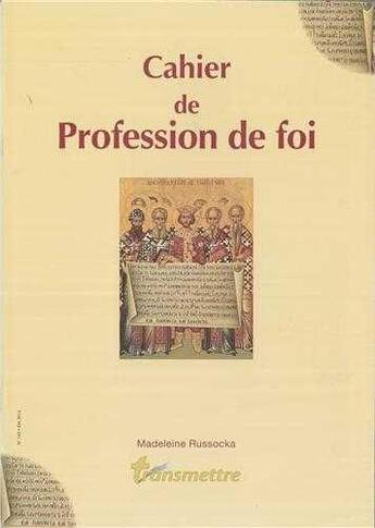 Couverture du livre « Cahier de profession de foi » de  aux éditions Communication Et Cite