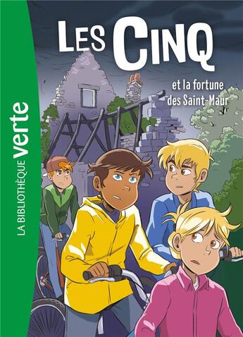 Couverture du livre « Le Club des Cinq Tome 31 : les Cinq et la fortune des Saint-Maur » de Claude Voilier et Auren aux éditions Hachette Jeunesse