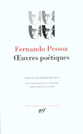 Couverture du livre « Oeuvres poétiques » de Fernando Pessoa aux éditions Gallimard