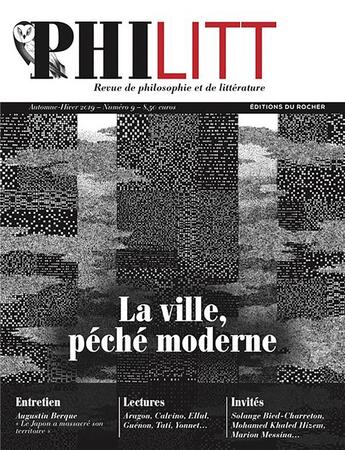 Couverture du livre « Philitt n 9 - la ville, peche moderne » de  aux éditions Rocher