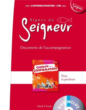 Couverture du livre « Chemin Vers La Confirmation - Document Accompagnateur + Dvd » de Diffusion Catechisti aux éditions Mame