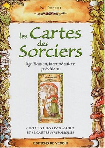 Couverture du livre « Les cartes de sorciers » de Isa Donelli aux éditions De Vecchi