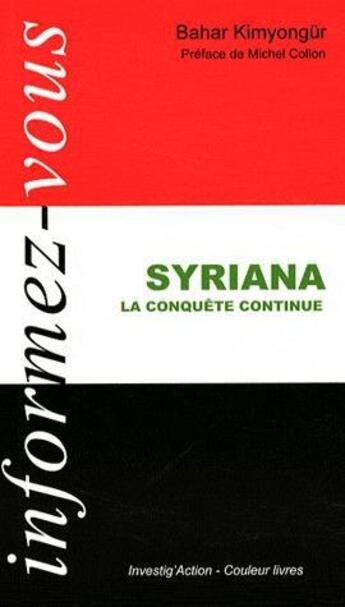 Couverture du livre « Syriana. » de Bahar Kymiungur aux éditions Couleur Livres