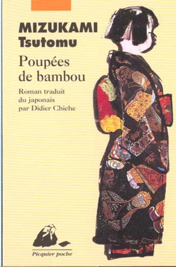 Couverture du livre « Poupees de bambou » de Tsutomu Mizukami aux éditions Picquier