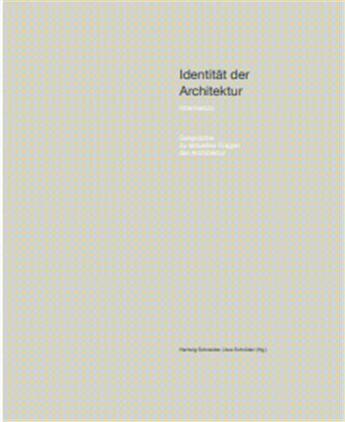 Couverture du livre « Identitat der architektur v.intermezzo gesprach zu aktuellen fragen der architektur » de  aux éditions Walther Konig