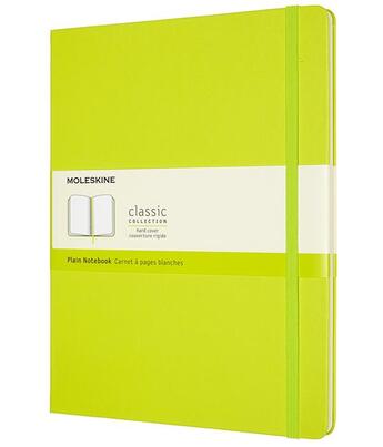 Couverture du livre « Carnet ligne tres grand format citron vert rigide » de Moleskine aux éditions Moleskine