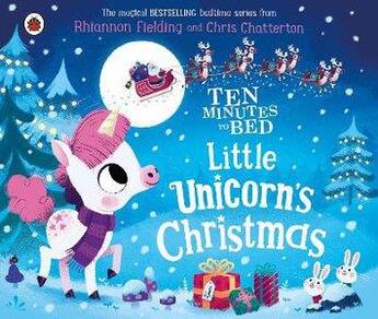 Couverture du livre « LITTLE UNICORN''S CHRISTMAS - TEN MINUTES TO BED » de Fielding Rhiamon aux éditions Penguin