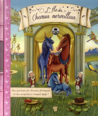 Couverture du livre « L'île des chevaux merveilleux » de Andre-Francois Ruaud et Fabrice Colin aux éditions Deux Coqs D'or