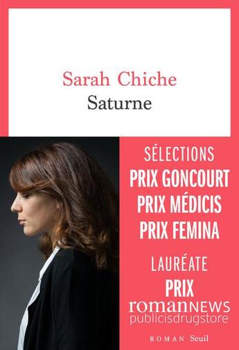 Couverture du livre « Saturne » de Sarah Chiche aux éditions Seuil