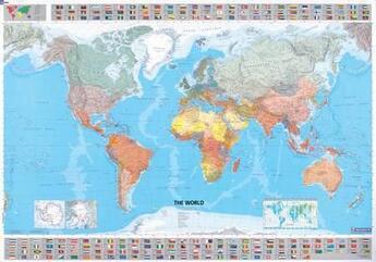 Couverture du livre « The world plasnisphere s/tube » de Collectif Michelin aux éditions Michelin