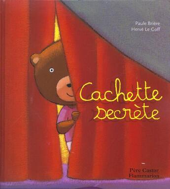 Couverture du livre « Cachette secrete » de Paule Brière aux éditions Pere Castor