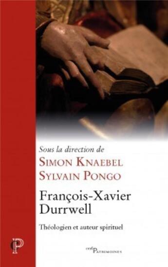 Couverture du livre « François-Xavier Durrwell » de Knaebel Simon aux éditions Cerf