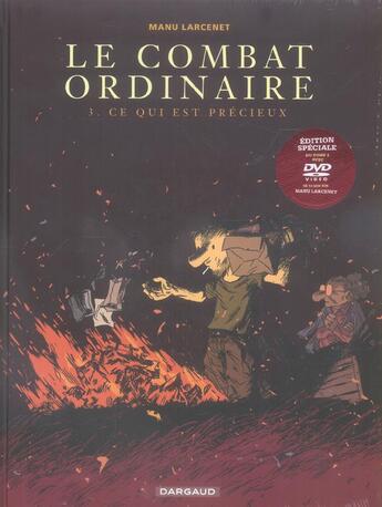 Couverture du livre « Combat ordinaire t3 + dvd » de  aux éditions Dargaud