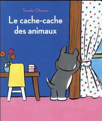 Couverture du livre « Le cache-cache des animaux » de Tomoko Ohmura aux éditions Ecole Des Loisirs