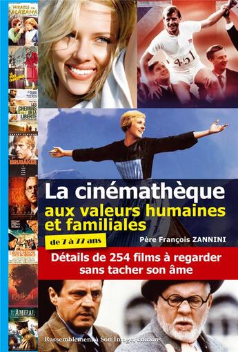 Couverture du livre « La cinemathèque à valeurs humaines » de Francois Zanini aux éditions R.a. Image