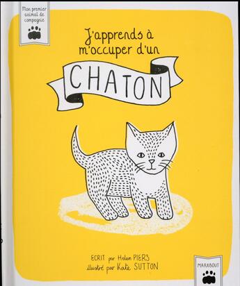 Couverture du livre « Mon premier chaton » de Helen Piers aux éditions Marabout