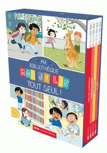 Couverture du livre « Ma bibliothtèque ; moi, je lis tout seul ! » de Clemence Masteau et Caroline Modeste aux éditions Auzou