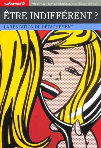 Couverture du livre « Être indifférent ? » de Laurie Laufer et Claudie Danziger aux éditions Autrement