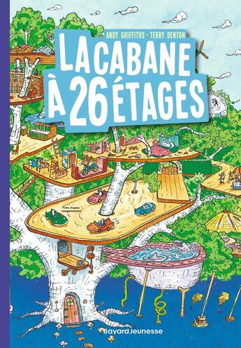 Couverture du livre « La cabane à 13 étages Tome 2 : la cabane à 26 étages » de Andy Griffiths et Terry Denton aux éditions Bayard Jeunesse