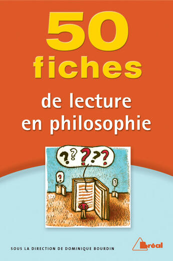 Couverture du livre « 50 fiches de lecture en philosophie » de Bourdin aux éditions Breal