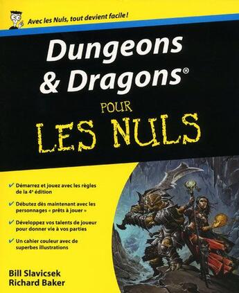 Couverture du livre « Dungeons et dragons » de Slavicsek/Baker aux éditions First