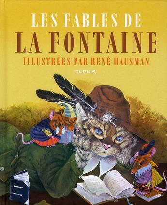 Couverture du livre « Les fables de la Fontaine » de Rene Hausman aux éditions Dupuis