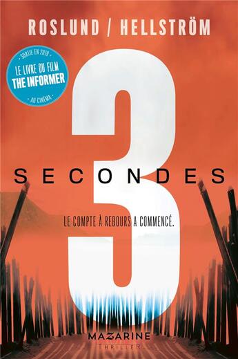 Couverture du livre « 3 secondes ; le compte à rebours a commencé » de Anders Roslund et Borge Hellstrom aux éditions Mazarine