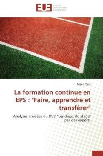 Couverture du livre « La formation continue en eps : 