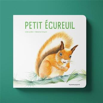 Couverture du livre « Petit ecureuil (coll. les tout-cartons) » de Lardon/Cinquin aux éditions La Poule Qui Pond