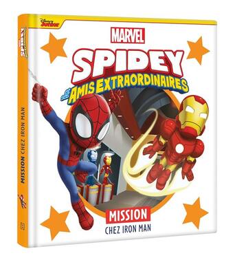 Couverture du livre « Marvel Spidey et ses amis extraordinaires : mission chez Iron Man » de Marvel aux éditions Disney Hachette