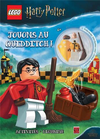 Couverture du livre « Lego harry potter jouons au quidditch » de  aux éditions Carabas