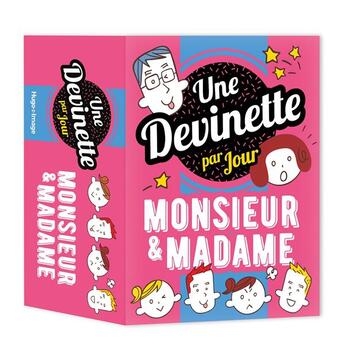 Couverture du livre « Les Monsieur Madame : une devinette par jour (édition 2024) » de Roger Hargreaves aux éditions Hugo Image