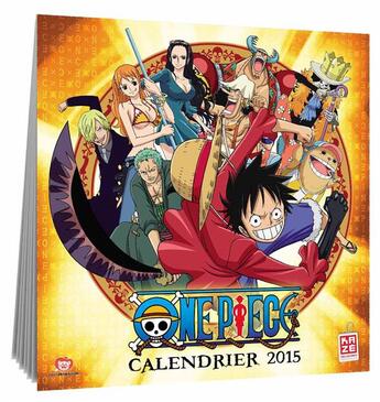 Couverture du livre « One Piece : calendrier (édition 2015) » de Eiichiro Oda aux éditions Kaze