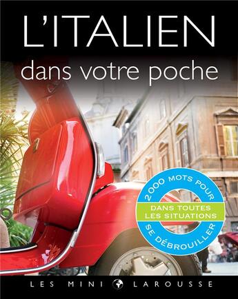 Couverture du livre « L'italien dans votre poche » de  aux éditions Larousse