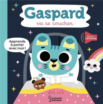 Couverture du livre « Gaspard va se coucher » de Tiago Americo aux éditions Larousse