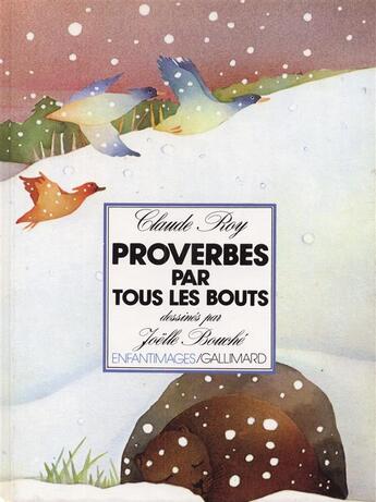 Couverture du livre « Proverbes par tous les bouts » de Claude Roy aux éditions Gallimard-jeunesse