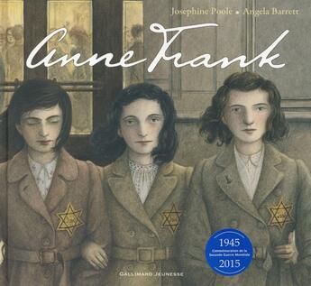 Couverture du livre « Anne Frank » de Josephine Poole aux éditions Gallimard-jeunesse