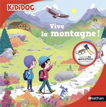 Couverture du livre « Vive la montagne » de  aux éditions Nathan