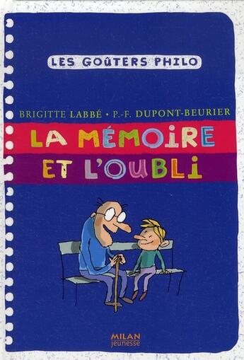 Couverture du livre « La mémoire et l'oubli » de Azam/Dupont-Beurier aux éditions Milan