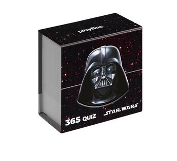 Couverture du livre « Mini calendrier ; 365 quiz Star Wars » de  aux éditions Play Bac