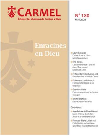 Couverture du livre « Enracinés en dieu » de  aux éditions Carmel