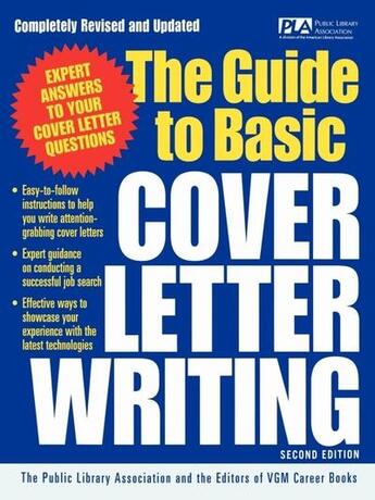 Couverture du livre « The guide to basic cover letter writing » de Vgm Editors Of aux éditions Mcgraw-hill Education