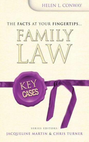 Couverture du livre « Key Cases: Family Law » de Conway Helen aux éditions Hodder Education Digital