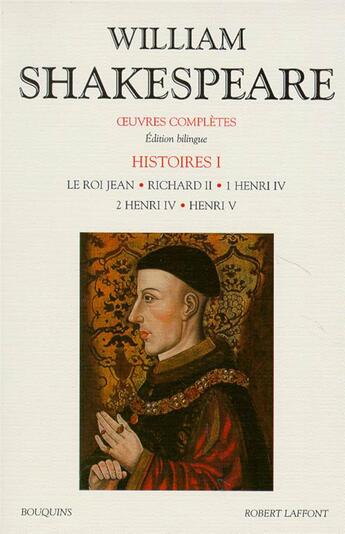 Couverture du livre « Oeuvres complètes : histoires Tome 1 » de William Shakespeare aux éditions Bouquins