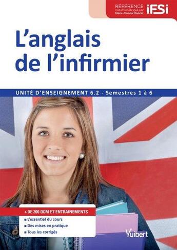 Couverture du livre « L'anglais de l'infirmier » de Madeleine Collombier aux éditions Vuibert