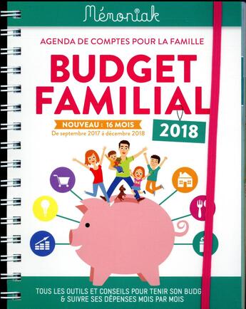 Couverture du livre « Budget familial memoniak 2017-2018 » de  aux éditions Editions 365